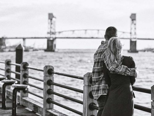 Wrightsville Beach + Downtown Wilmington Engagement Session
